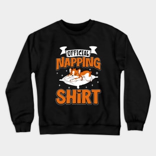 Corgi - Official Napping Crewneck Sweatshirt